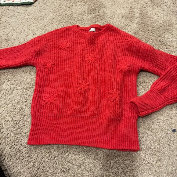 NWT Orangish Reddish Sweater - Picture 2 of 8